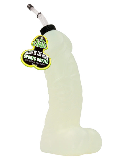 Hott Products Novelties Glow-in-the-Dark Penis-Shaped Sports Bottle Large Capacity for Fun Party Celebrations