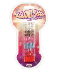 Wet Dreams Pleasure Stars Jelly Cock Rings (6 Pack)