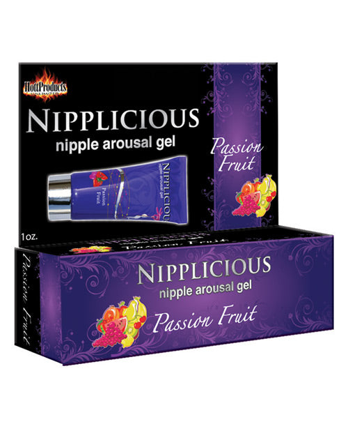 Nipplicious Body Toppings Arousal Gel Tingling Passion Fruit Flavor for Enhanced Sensation and Intimate Play