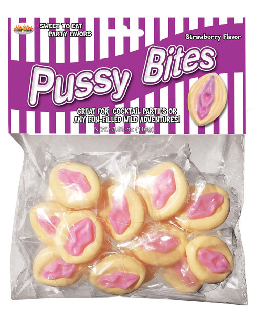 Hott Products Candy Bachelorette Party Strawberry Flavor Pecker Bites for Fun Event Favors