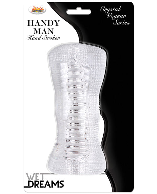 Wet Dreams Male Masturbator Clear Stroker Sleeve Ultra Thick Soft TPE for Visual Stimulation