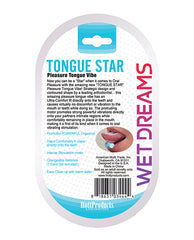 Blue Tongue Star Vibrator with Ergonomic Oral Stimulator Design
