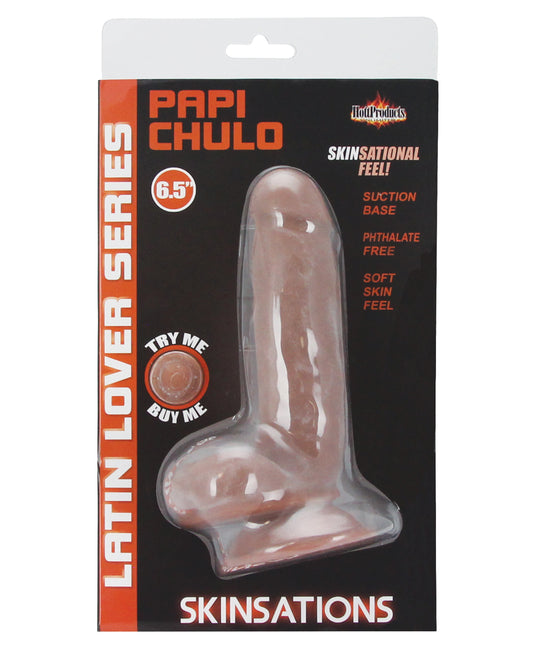 Skinsations Dildo Realistic Skin Feel Suction Cup Base for Lifelike Pleasure and Hands-Free Use