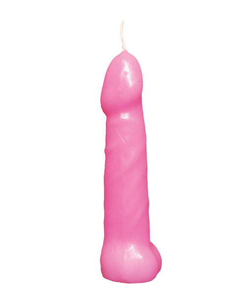 Pink Pecker Party Candles 5-Pack for Bachelorette Celebration