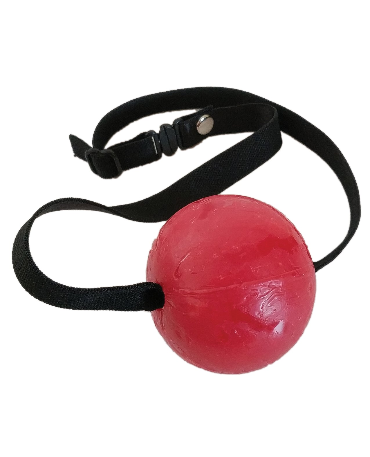 Strawberry Flavored Candy Ball Gag with Edible Center