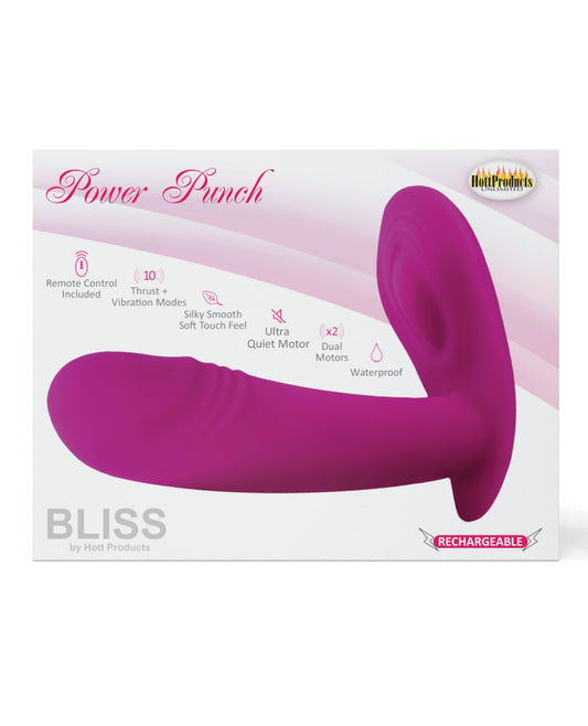 Bliss Vibrator Thrusting Arm Ergonomic Design for Intense Stimulation and Deep Pleasurable Sensations