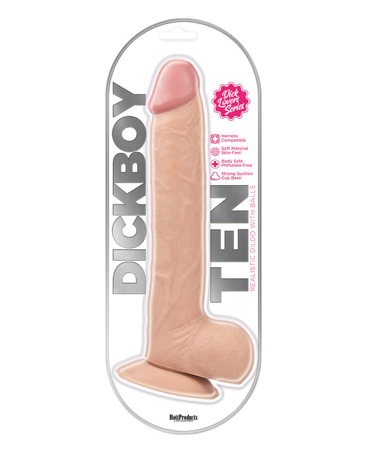 Dickboy Dildo Realistic Firm Shaft Suction Cup Base for Versatile Hands-Free Pleasure