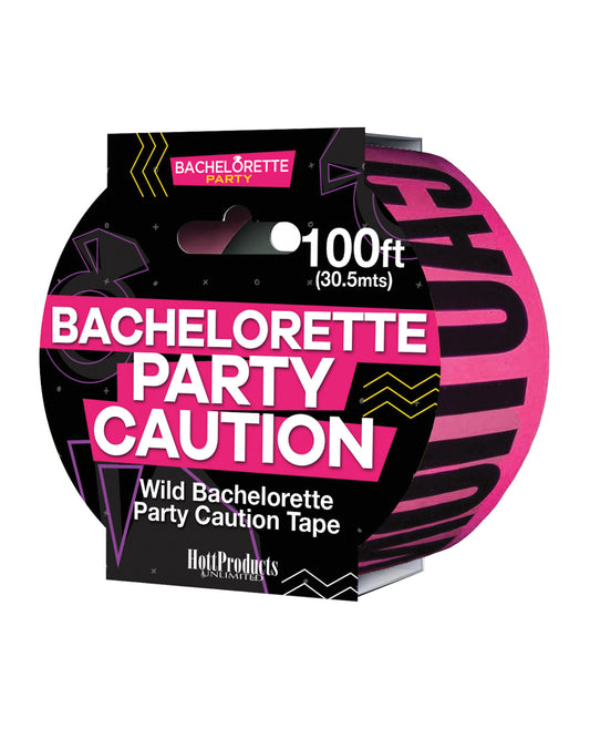 Hott Products Bachelorette Party Caution Tape with Pink and Black Colors for Lively Party Decorations