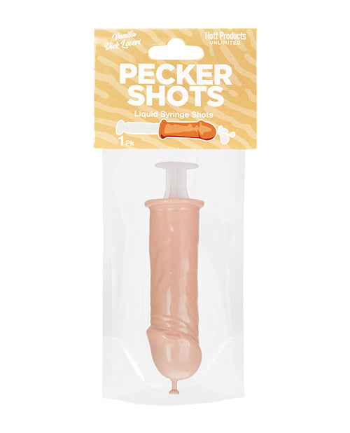 Hott Products Bachelorette Party Pecker Shot Syringe in Flesh Color for Fun Drink Dispensing
