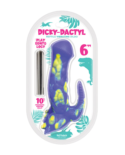 Playeontology Vibrator Dinosaur-Inspired Multi-Speed Silicone Vibrator for Intimate Couples Play