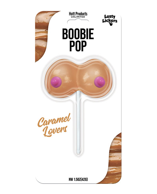 Hott Products Boobie Pop Caramel Flavored Candy Boobie Shape for Bachelorette Party Fun