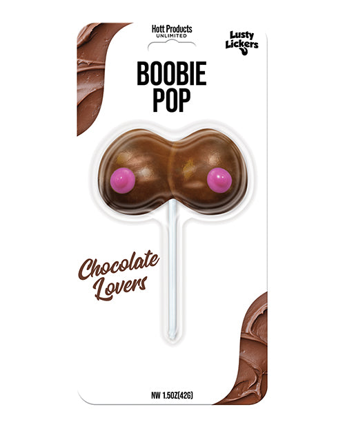 Hott Products Boobie Pop chocolate candy lollipop novelty shape for bachelorette party favors