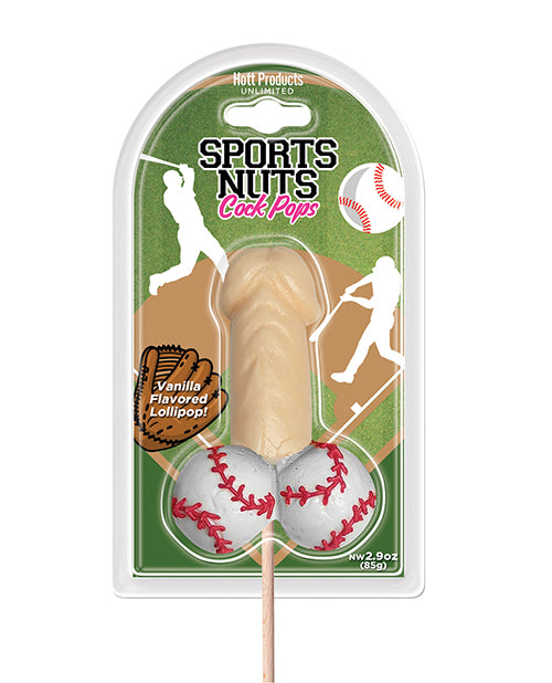 Hott Products Bachelorette Party Lollipop Vanilla Baseball Shape for Fun Celebrations