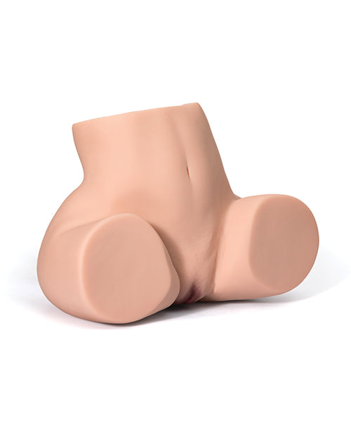 Honey Play Box Sex Doll Butt Pocket Pussy with Dual Textured Canals and Poseable Skeleton for Realistic Male Masturbation