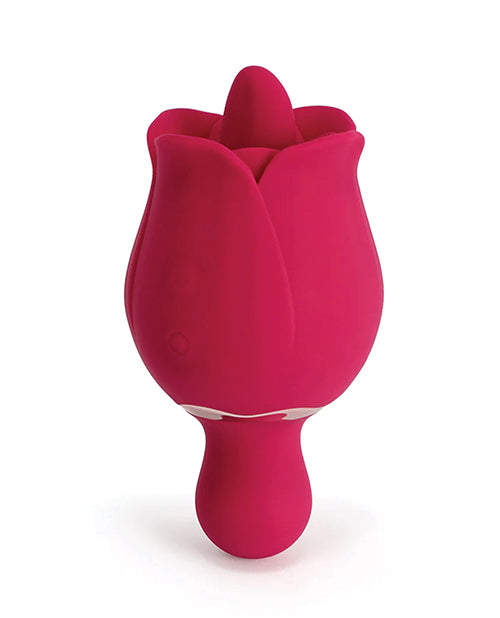 Honey Play Box Stimulator Dual-Ended Tongue Licking Vibrator Waterproof Silicone for Versatile Personal Pleasure