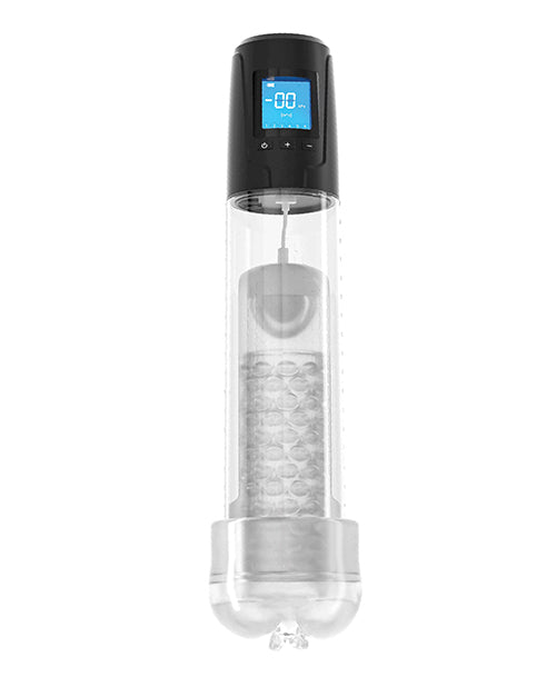 Honey Play Box Penis Pump Vibrating Textured Sleeve with Suction Modes for Male Enhancement and Stimulation