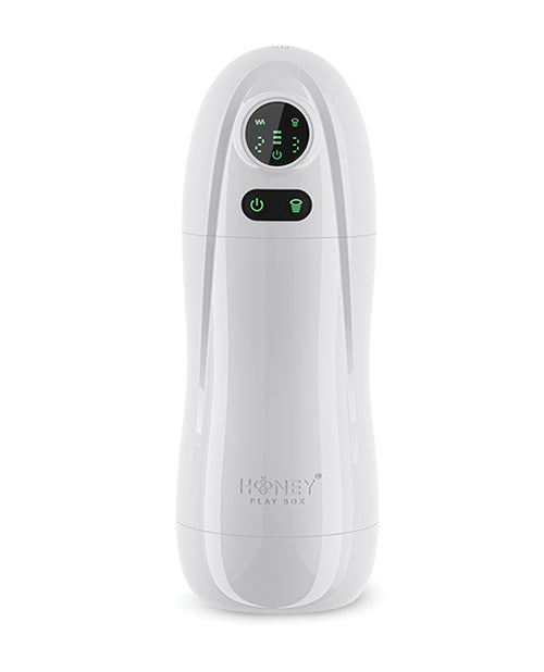 Honey Play Box Automatic Masturbator with Heated Tunnel and Display Screen for Intense Male Stimulation