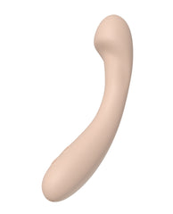 Close-up of the Delyte G-Spot Vibrator highlighting its gentle curve and smooth texture.