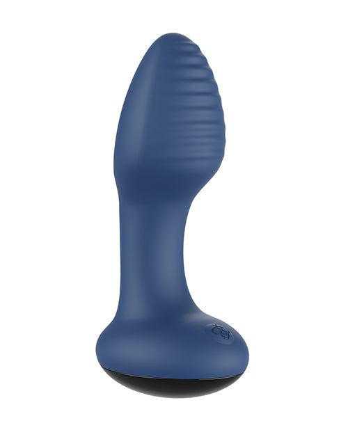 Honey Play Box Anal Plug App-Controlled Rotating Ribbed Silicone Design for Dual Stimulation