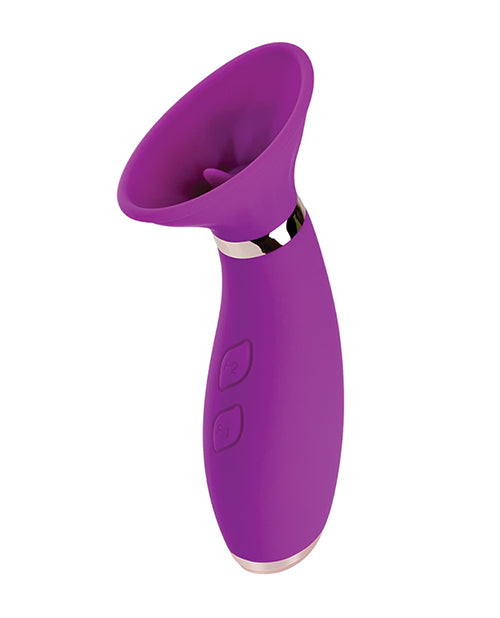Honey Play Box Stimulator Dual Suction Tongue Action Waterproof for Clitoral and Nipple Stimulation