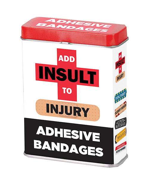 Hott Products Novelty Bandages Funny Assorted Sayings Durable Adhesive for Lighthearted First Aid Use