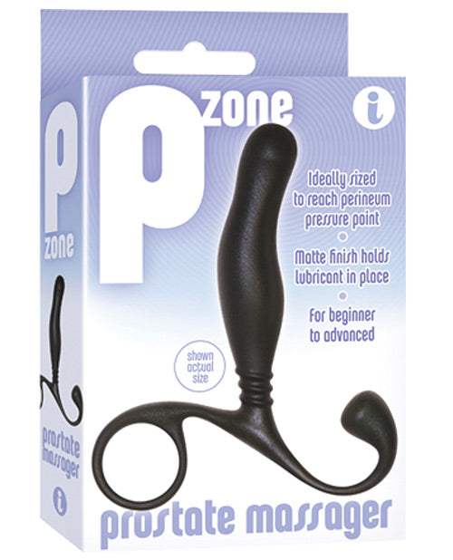 The 9s Anal Product P-Zone Prostate Massager with Ergonomic Handle and Matte Finish for Comfortable Prostate Massage
