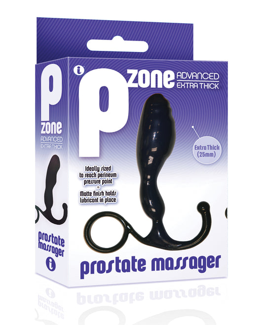 The 9s Anal Product 25mm Thick Prostate Massager with Matte Finish for Precision Perineum Stimulation