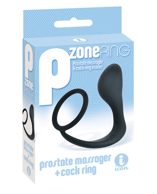 The 9s Penis Enhancement Cock Ring with Prostate Massager for Prolonged Orgasm and Stimulation