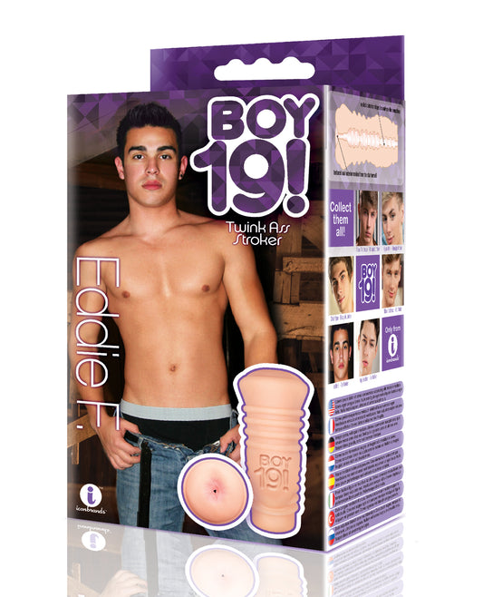 Boy 19! Anal Stroker Ergonomic Handle Realistic Textured Interior for Lifelike Stimulation