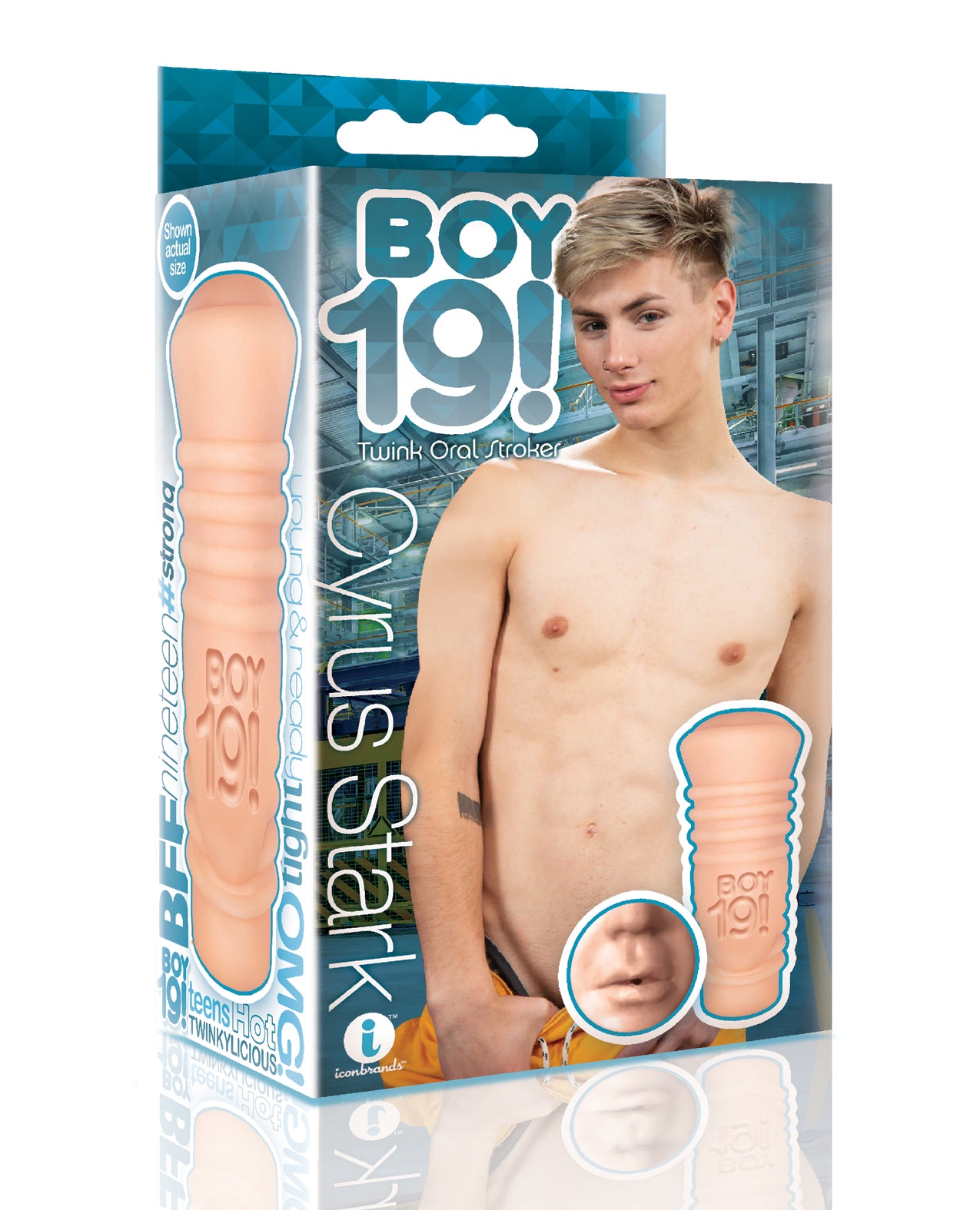 Boy 19! Dolls & Masturbators Ergonomic Cyrus Stark Oral Texture for Realistic Solo Pleasure