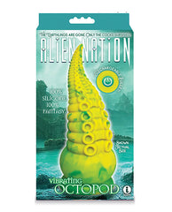 Alien Nation Vibrating Dildo Octopod with Tentacle Texture and Rechargeable Design for Intimate Stimulation