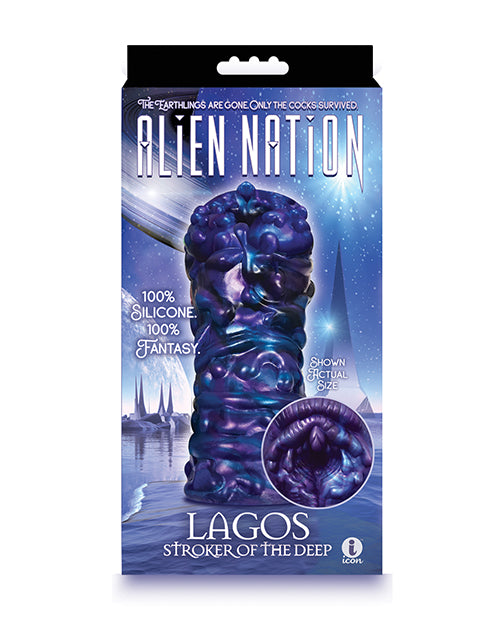 Alien Nation Masturbator Silky Soft TPE Mutant-Inspired Design with Textured Interior for Advanced Solo Pleasure