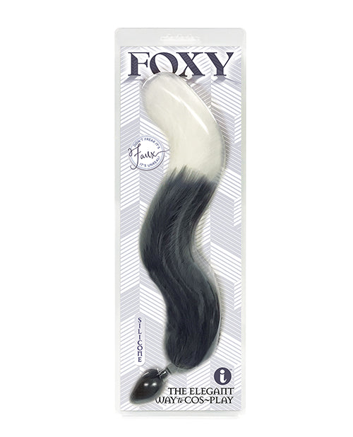 Foxy Anal Product Silicone Butt Plug with Ultra-Plush Faux Fur Tail for Playful Roleplay and Comfort