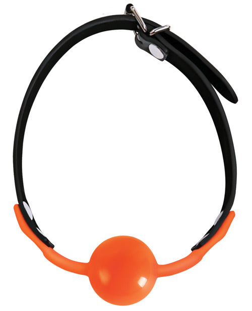 SiliGag Silicone Ball Gag with Adjustable Silicone Bands