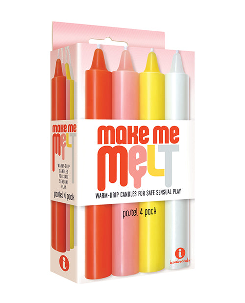 The 9s Setting The Mood Pastel Wax Play Candles Skin-Safe Formula Multi-Pack for Sensual Intimacy