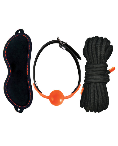 Orange is the New Black Bondage Kit with Blindfold, Ball Gag & Rope