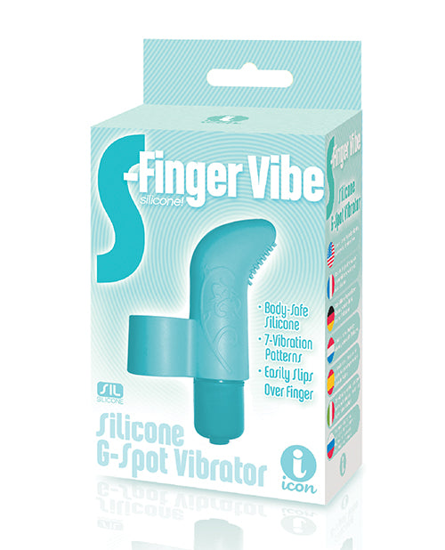 The 9's bullet vibrator ergonomic finger-sleeve angled tapered tip stimulation for targeted intimate pleasure