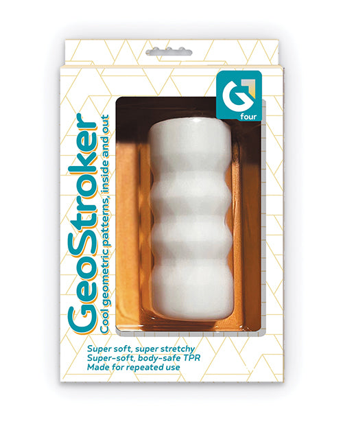 GeoStroker Masturbator Ultra-Soft TPR Geometric Texture for Enhanced Men's Sensation