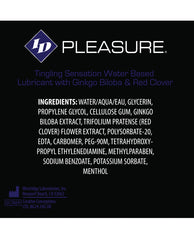 ID Pleasure Water-based Tingling Lubricant with Botanical Extracts - 2.2 oz