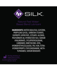 ID Silk Natural Feel Lubricant – 1 oz Hybrid Water & Silicone Formula