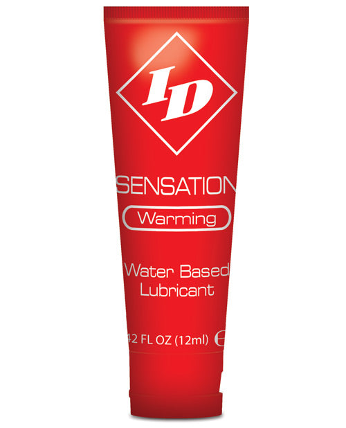 ID Sensation Lubricant Water-Based Warming Personal Lube Non-Staining for Enhanced Stimulation
