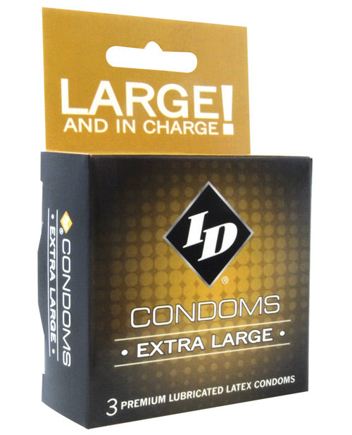 ID Condoms Extra Large Size Premium Latex for Comfortable Protection