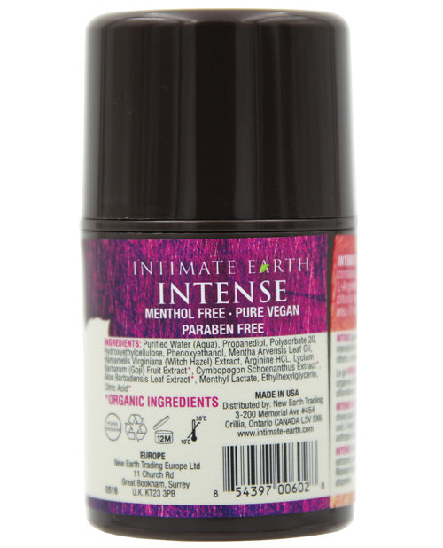 Intimate Earth Intense Clitoral Gel with Japanese Peppermint Oil - 30ml
