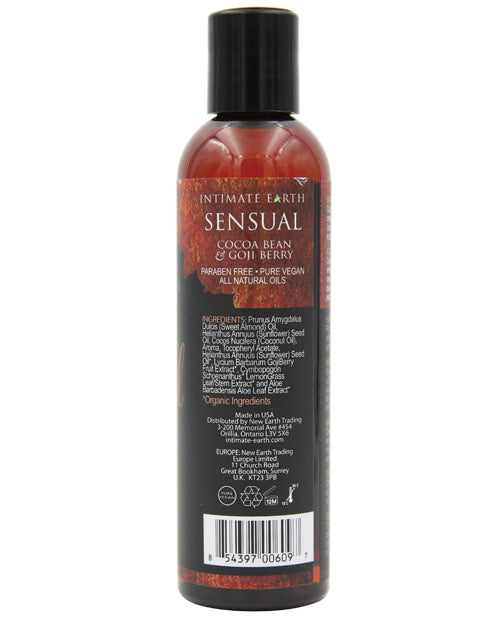 Cocoa Bean & Goji Berry Massage Oil with Certified Organic Extracts