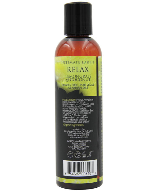 Intimate Earth Coconut & Lemongrass Relaxing Massage Oil - 120ml