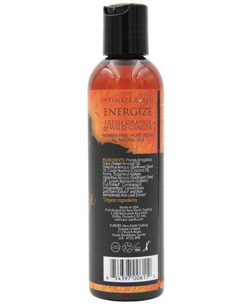 Intimate Earth Energizing Orange & Ginger Massage Oil 120ml