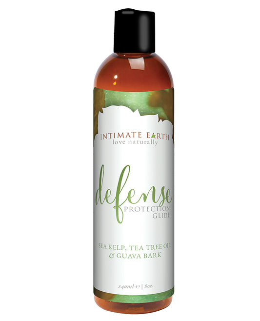 Intimate Earth Lubricant Defense Protection Glide with Carrageenan and Tea Tree Oil for Gentle Hygiene