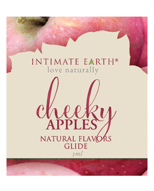 Intimate Earth Massage Glide Cheeky Apples Organic Stevia for Refreshing Aromatic Massage Experience