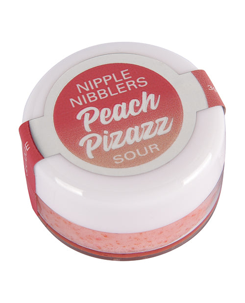 Nipple Nibblers Sensual Balm Peach Pizazz Kissable Flavored Formula for Playful Foreplay