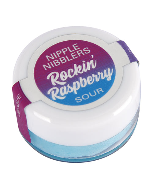 Nipple Nibblers Sour Tingle Balm Rockin' Raspberry Kissable Formula Bulk Pack for Enhanced Foreplay